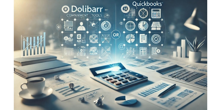 Dolibarr ou QuickBooks : Comparaison des outils de gestion pour les indépendants et PME