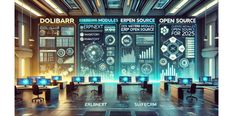 Confronto dei migliori moduli ERP open source: Dolibarr, ERPNext, SuiteCRM