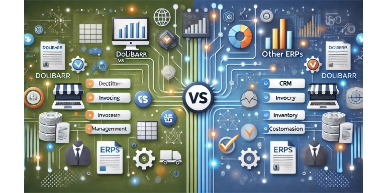 Dolibarr vs Otros ERP: Comparación de Funcionalidades y Ventajas