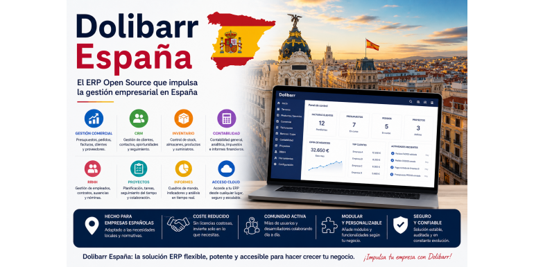 Dolibarr Spain: Ecosystem, Adoption, and Growth of an Open-Source ERP