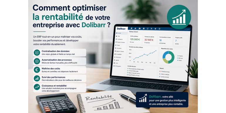 Wie optimieren Sie die Rentabilität Ihres Unternehmens mit Dolibarr?