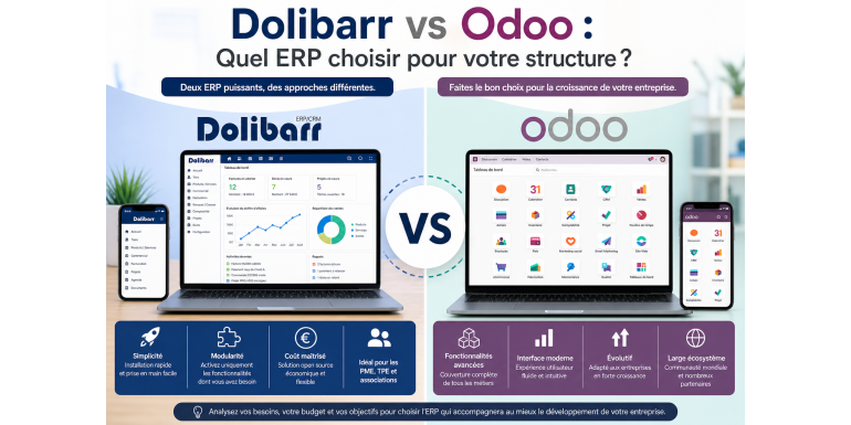 Dolibarr vs Odoo: Welches ERP sollten Sie für Ihr Unternehmen wählen?