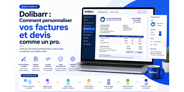 Dolibarr: Cómo personalizar tus facturas y presupuestos como un profesional