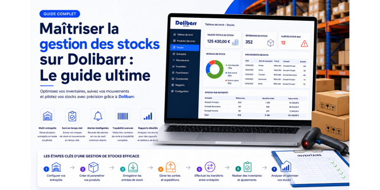 Dominar la gestión de stocks en Dolibarr: La guía definitiva