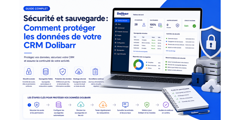 Seguridad y respaldo: Cómo proteger los datos de tu CRM Dolibarr