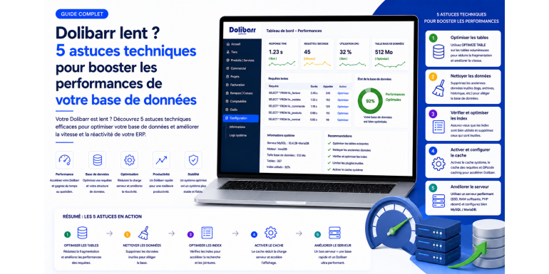 Dolibarr Slow? 5 Technical Tips to Boost Your Database Performance
