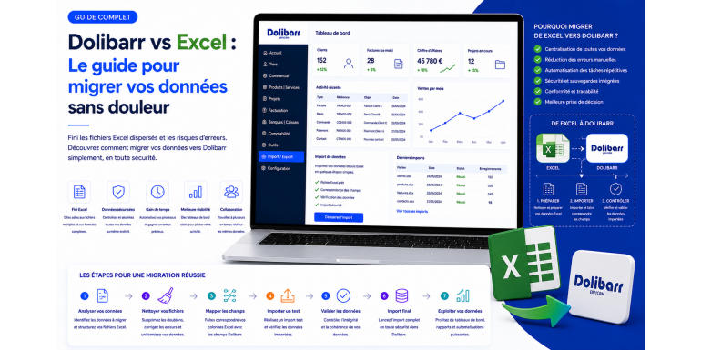 Dolibarr vs Excel: The Guide to Migrating Your Data Painlessly