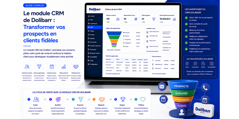 Dolibarr's CRM Module: Turning Your Prospects into Loyal Customers