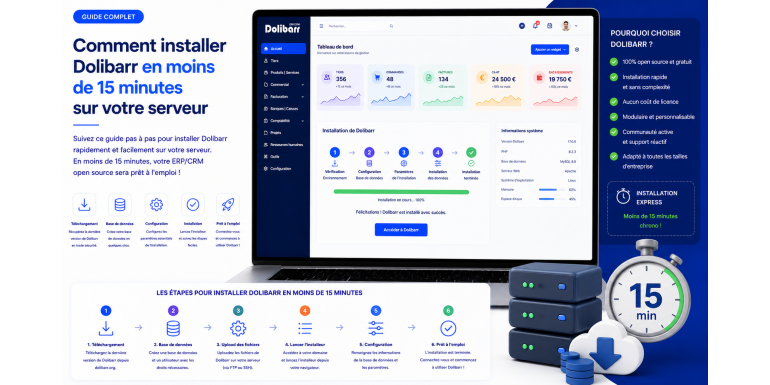 How to install Dolibarr on your server in less than 15 minutes