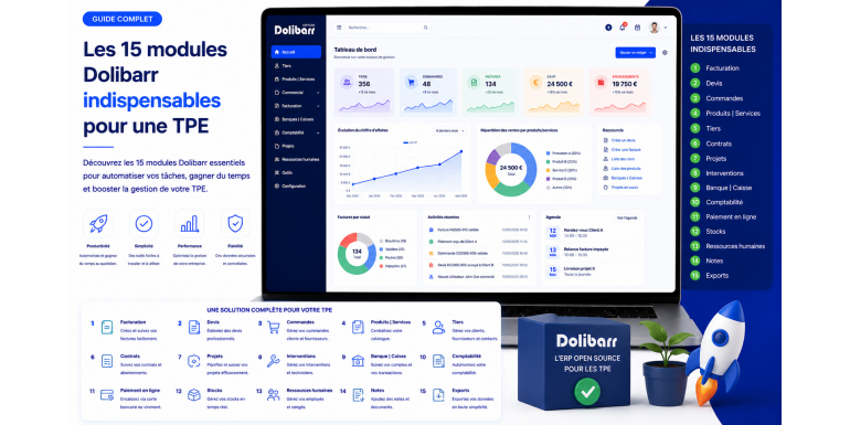 The 15 essential Dolibarr modules for a very small business