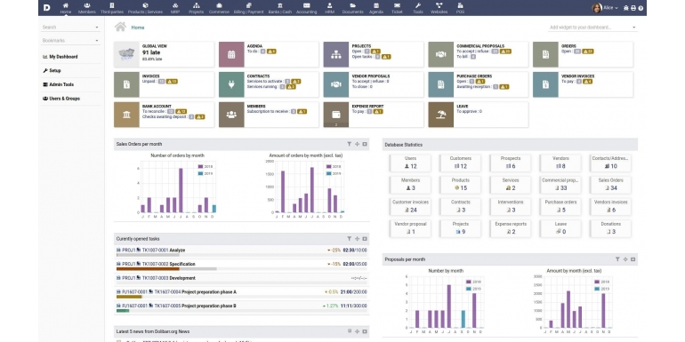 Dolibarr: a flexible ERP/CRM solution for SMEs