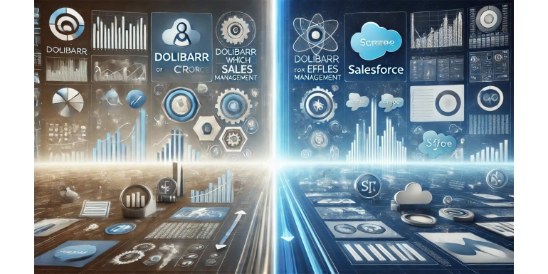 Dolibarr o Salesforce: ¿Qué CRM para una gestión comercial eficaz?