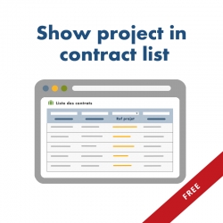SHOW PROJECT IN CONTRACT LIST