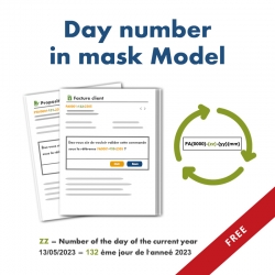 Tagesnummer im Maskenmodell