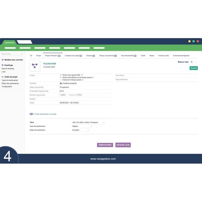 Project Partners Module