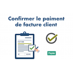 Confirm customer invoice...