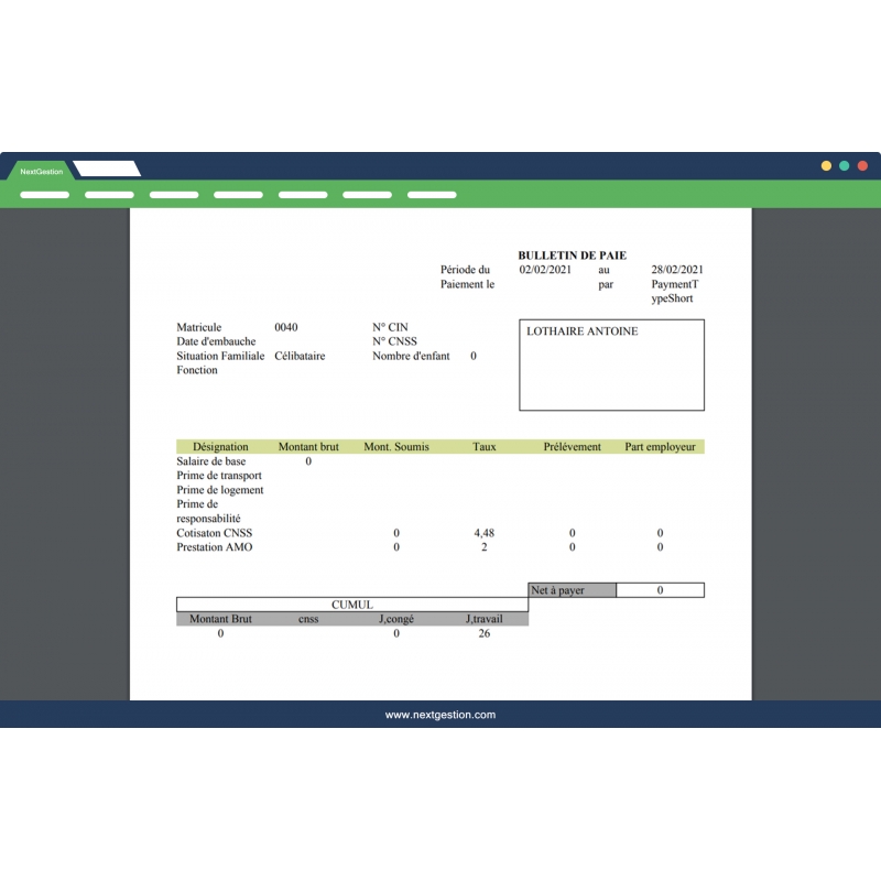 Management of transfer orders